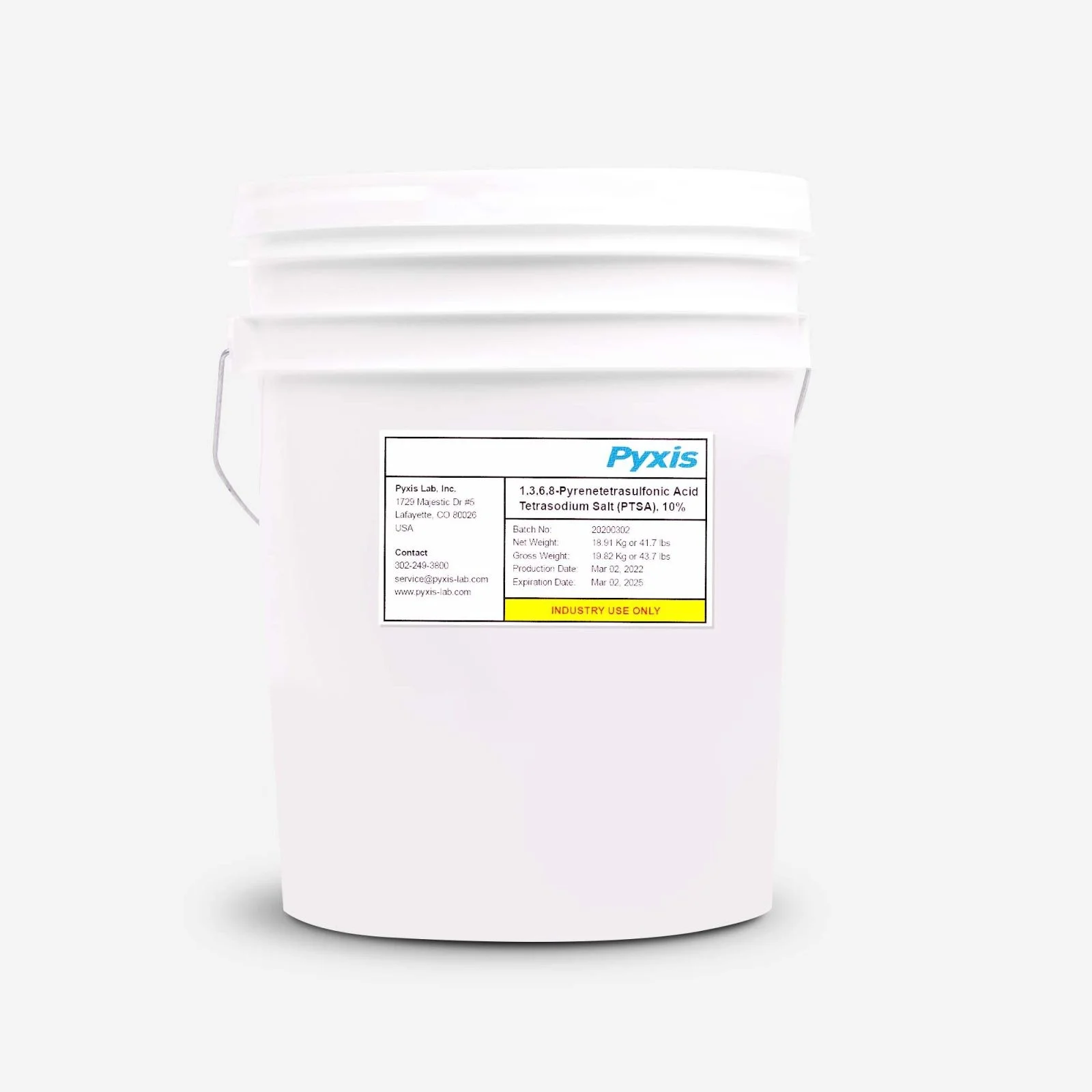 FDX-10 40lb Pail of PTSA 10% Liquid Dye