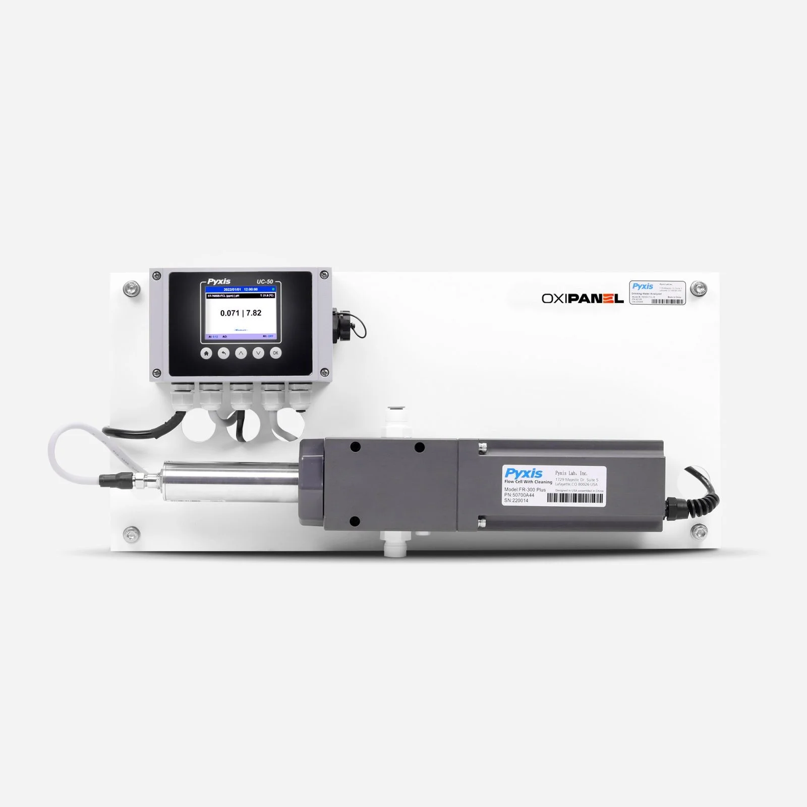 OXIPANEL™ IK-765-B Series Auto-Brushing Oxidizer + pH Inline Analyzers for Industrial Water