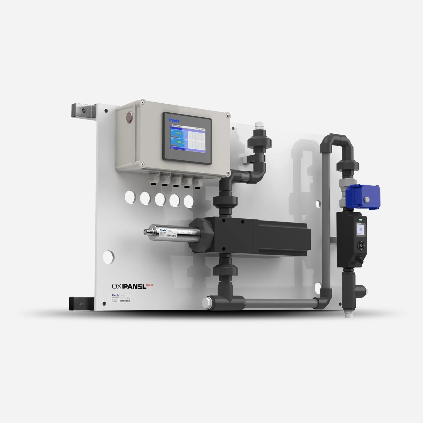 OXIPANELâ„¢ PLUS IK-765SS-BP Series Auto-Brushing Oxidizer + pH + ORP Inline Analyzers for Challenging Water Applications